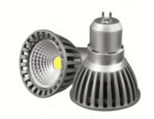 LED sijalka GU10 6W 480lm 50° zatemnilna srebrna - slika 3