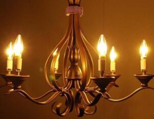 LED sijalka E14 C35 4W 400lm svečka steklena filament - slika 3