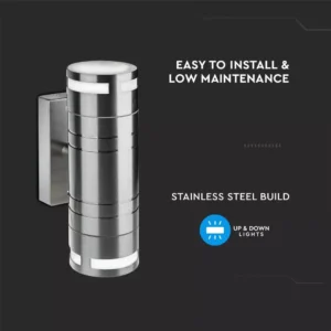 Stenska svetilka 2xGU10 za LED IP44 - slika 4