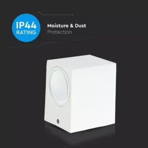 Stenska svetilka 1xGU10 za LED IP44 kvadratna - slika 9