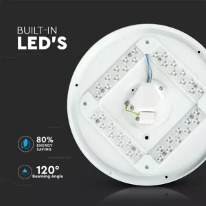 LED plafonjera 12W 4000k 840lm IP44 120° - slika 5