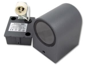 Stenska svetilka 1xGU10 za LED IP44 FORTI ovalna - slika 7