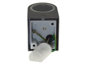 Stenska svetilka 1xGU10 za LED IP44 FORTI ovalna - slika 11