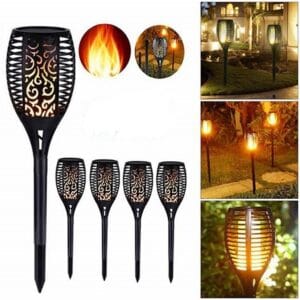 LED solarna vrtna svetilka 1,2W 30lm IP44 360°- videz OGNJA - slika 8