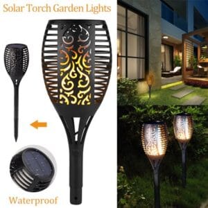 LED solarna vrtna svetilka 1,2W 30lm IP44 360°- videz OGNJA - slika 12