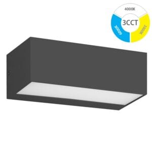 LED stenska svetilka 12W 3CCT 700lm ali E27 IP65 PW2300 - slika 6