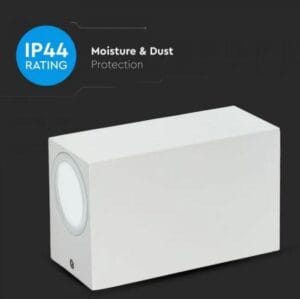 Stenska svetilka 2xGU10 za LED IP44 kvadratna - slika 9