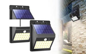 LED solarna stenska svetilka 3W 5500-6000k 200lm IP65 s senzorjem - slika 6