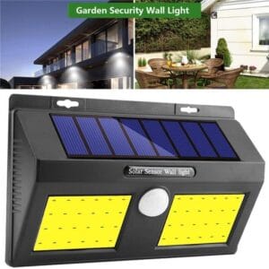 LED solarna stenska svetilka 5W 5500-6000k 300lm IP65 s senzorjem - slika 3