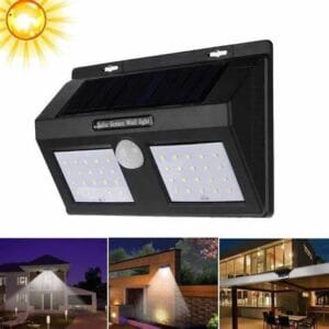 LED solarna stenska svetilka 5W 5500-6000k 300lm IP65 s senzorjem - slika 4