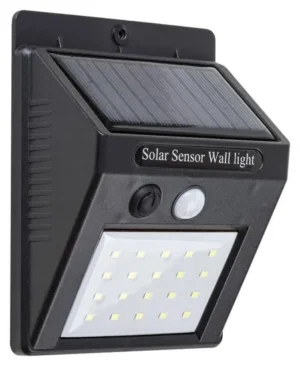 LED solarna stenska svetilka 3W 5500-6000k 200lm IP65 s senzorjem - slika 3