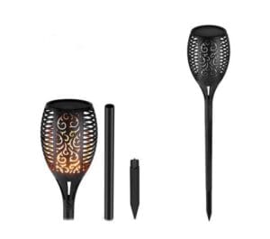 LED solarna vrtna svetilka 1,2W 30lm IP44 360°- videz OGNJA - slika 3