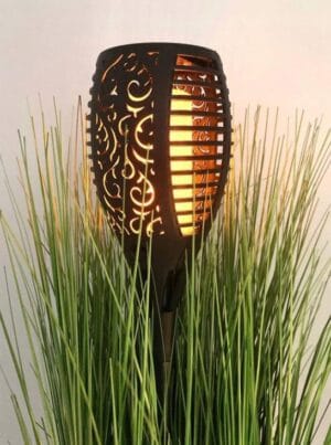 LED solarna vrtna svetilka 1,2W 30lm IP44 360°- videz OGNJA - slika 18