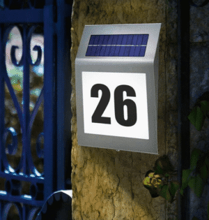 LED solarna svetilka 0,1W 5500-6000k 10lm IP65 120° - hišna označba - slika 6