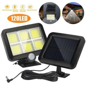 LED solarni reflektor 4W 250lm IP54 120° s senzorjem - slika 9