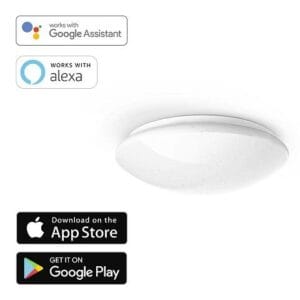 LED plafonjera 40W 3CCT 3200lm IP20 140° zatemnilna WiFi - slika 6