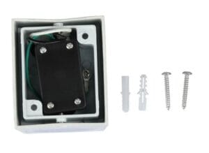 Stenska svetilka 1xGU10 za LED IP44 kvadratna - slika 5