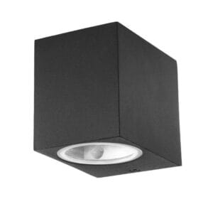 Stenska svetilka 1xGU10 za LED IP44 kvadratna - slika 3