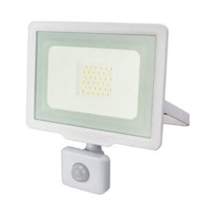 LED reflektor 30W 2400lm IP65 PIR senzor bel/črn - slika 3