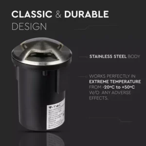 Talna svetilka tro-smerna 1xMR16 za LED IP67 vgradna - slika 7