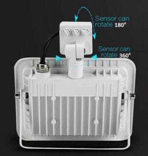 LED reflektor 20W 1600lm IP65 PIR senzor - slika 5