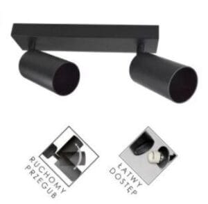 Svetilka za LED 2xGU10 IP20 FARGO - slika 4