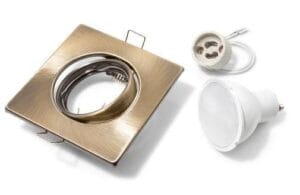 Vgradni okvir pregibni za LED sijalko GU10 ali GU5.3/MR16 IP20 - slika 16