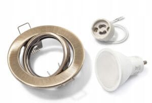 Vgradni okvir pregibni za LED sijalko GU10 ali GU5.3/MR16 IP20 - slika 15