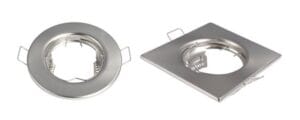 Vgradni okvir fiksni za LED sijalko GU10 ali G5.3/MR16 IP20 2 kosa - slika 4