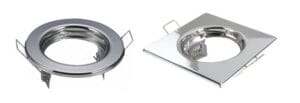 Vgradni okvir fiksni za LED sijalko GU10 ali G5.3/MR16 IP20 2 kosa - slika 5