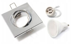 Vgradni okvir pregibni za LED sijalko GU10 ali GU5.3/MR16 IP20 - slika 12