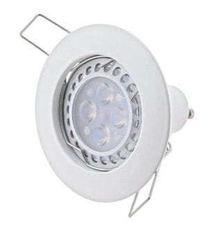 Vgradni PREGIBNI okvir za LED sijalko GU10 ali G5.3/MR16 okrogel/kvadratni - slika 11