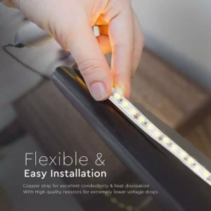 LED trak 3528 7,2W/m 120leds/m 12V IP65 5m - slika 4