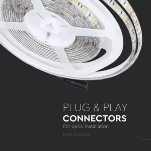 LED trak 5050 10,8W/m 60leds/m 12V IP65 5m - slika 6