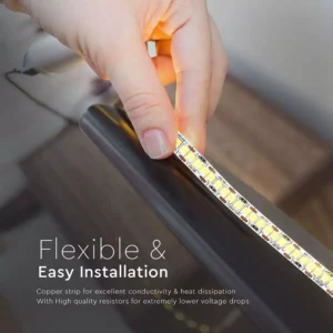 LED trak 3528 20W/m 240leds/m 12V IP20 5m - slika 3
