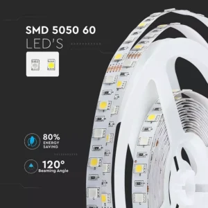LED trak 5050 8W/m 60leds/m 12V IP20 RGB+W 5m - slika 8