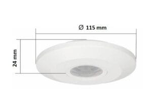 Senzor gibanja PIR nadgradni 360° stropni ULTRA tanek - slika 3