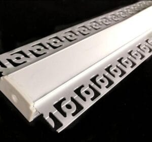 ALU profil VGRADNI 2m za dvojni LED trak za v mavčno ploščo ŠIROK - slika 11