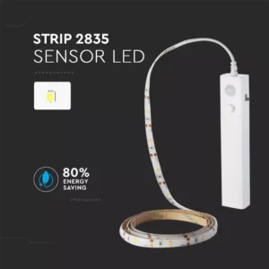 LED trak s senzorjem gibanja 1m 2.4W/m 4000K baterijski IP65 - slika 6
