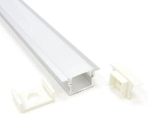 ALU profil VGRADNI 2m za dvojni LED trak 20x30 - komplet - slika 8