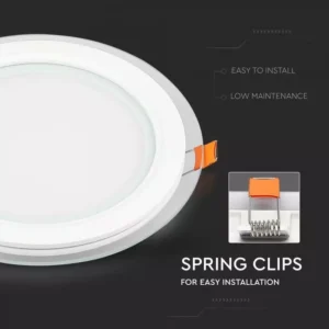 LED panel 12W vgradni 840lm IP20 steklen + napajalnik - slika 4