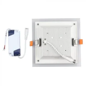 LED panel 12W vgradni 840lm IP20 steklen + napajalnik - slika 10