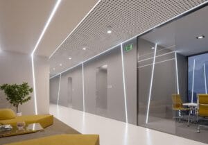 ALU profil VGRADNI 2m za LED trak ZA v mavčno ploščo - OZEK - slika 8