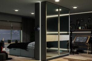 ALU profil VGRADNI 2m za LED trak ZA v mavčno ploščo - OZEK - slika 10