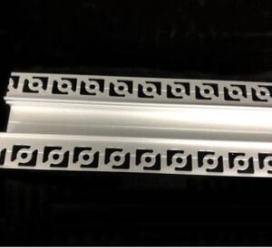 ALU profil VGRADNI 2m za dvojni LED trak za v mavčno ploščo ŠIROK - slika 7