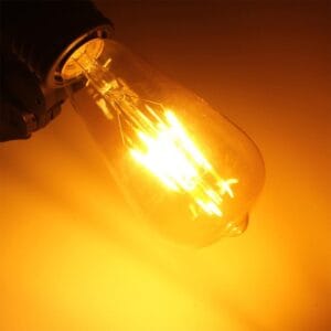LED sijalka E27 ST64 8W 700lm ZLATO steklo FILAMENT zatemnilna - slika 5