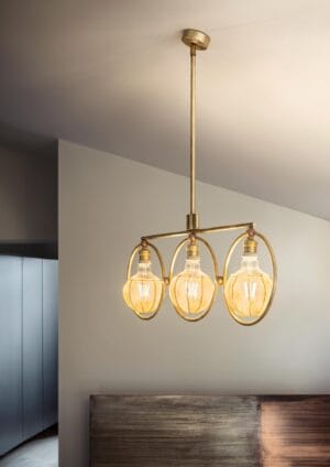 LED sijalka E27 G95 4W 400lm ZLATO steklo FILAMENT - slika 6
