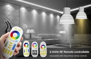 LED sijalka GU10 Mi-light 4W 280lm 25° SMART RGB+CCT FUT103 - slika 10