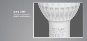 LED sijalka GU10 Mi-light 4W 280lm 25° SMART RGB+CCT FUT103 - slika 3