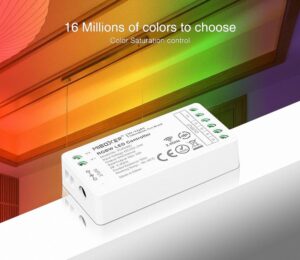 Kontroler Mi-light za RGBW LED trak RF2.4G DC12-24V 6A/kanal FUT038S - slika 5